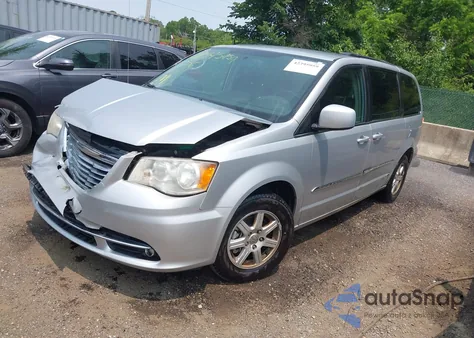 2012 Chrysler Town & Country Touring из США, поврежденный, VIN 2C4RC1BG8CR313807